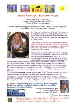 2015-03-11 Louise Pohlkamp Uitnodiging