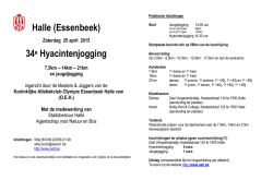 Halle (Essenbeek) 34e Hyacintenjogging