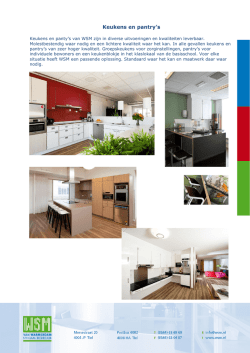 Keukens en pantry`s