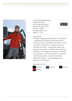Ice Fell Hooded Softshell Jack Artikelcode: 448.33 Merk
