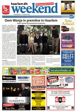 Oom Wanja in première in Haarlem