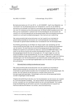 "TK advies Rvs toezicht en tuchtrecht" PDF