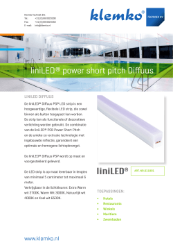 liniLED® power short pitch Diffuus
