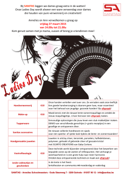 Sanitas "Ladies Day" - Loopclub Sportiva Gelrode