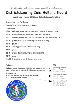 Districtskeuring Zuid-Holland Noord