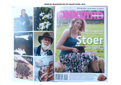 ONKRUID MAGAZINE NR.225 MAART/APRIL 2015