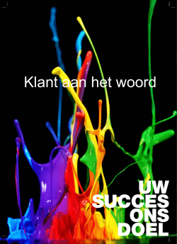 Klant aan het woord