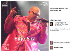 Interview met Edje Ska