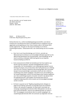 "TK Begrotingsuitvoering 2014" PDF document | 3