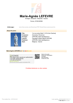 "Je vous salue Marie" [V15 dit de Chartres] - Free