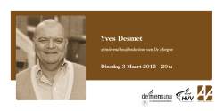 Yves Desmet - vermeylenfonds