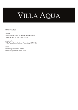 VILLA AQUA