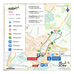 INDEX: 400 m 2,5 km Scholierenloop 1 ronde groene lus Jeugdloop
