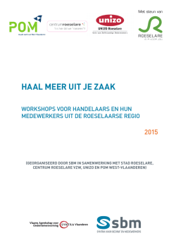 HAAL MEER UIT JE ZAAK