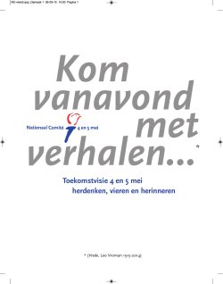 hier - Nationaal Comit&eacute; 4 en 5 mei