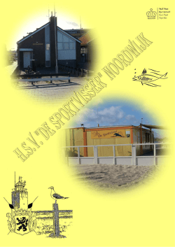Clubblad Nr. 1 2015.indd - HSV de Sportvisser Noordwijk