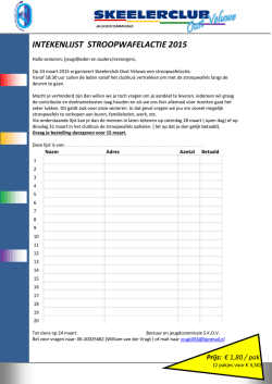 intekenlijst stroopwafelactie 2015