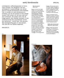 seré/dondossola - Design Vlaanderen