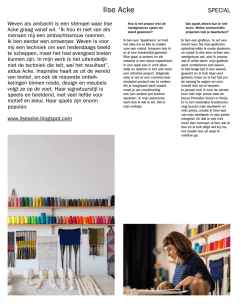 Ilse Acke - Design Vlaanderen