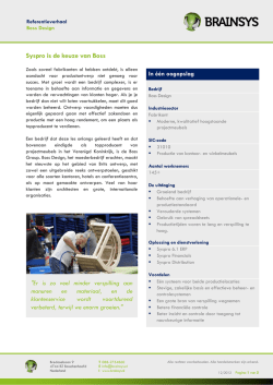 Referentieverhaal Syspro Boss Design