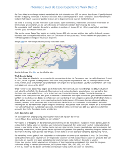 Informatie over de Essex Experience Walk Deel-2