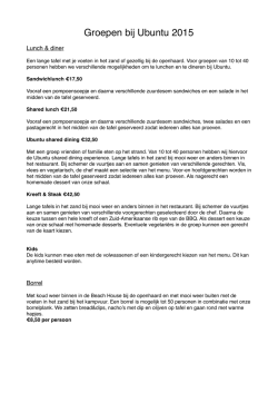 Groepen 2015
