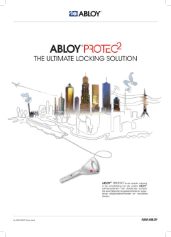 Brochure ABLOY Protec2