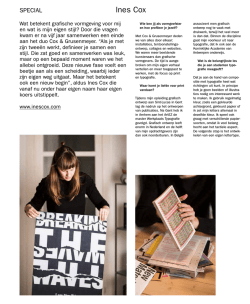 Ines Cox - Design Vlaanderen