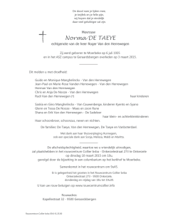 rouwbr enkel Norma De Taeye