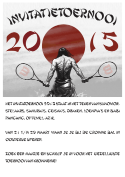 Het Invitatoernooi 2015 staat in het teken van