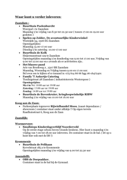 inzamelpunten - Kledingbank Zaanstad