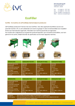 EcoFiller - EVC (Verpakking)