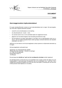 Intern document - vvkso