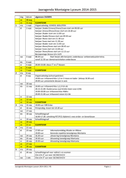 Jaaragenda 2014-2015 #8