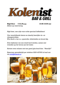 High Beer Kolenist