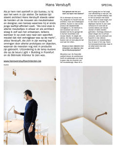 Hans Verstuyft - Design Vlaanderen