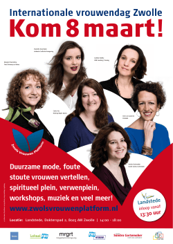Internationale vrouwendag Zwolle