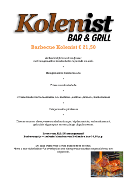Barbecue Kolenist € 21,50