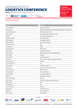 Here you can the participants list