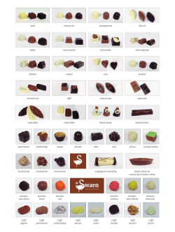 bekijk onze smaken - Chocolaterie De Swaen