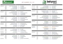 JEU W-VL - Belsport