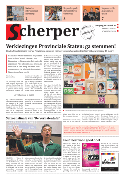 Week 11 2015 - De Scherper