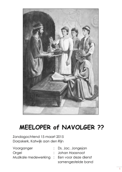 liturgie - Hervormd Katwijk a/d Rijn