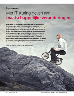 Lees meer - Binnenlands Bestuur