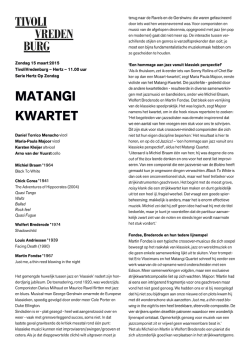 Lees hier de toelichting bij dit concert