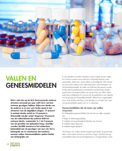 VALLEN EN GENEESMIDDELEN