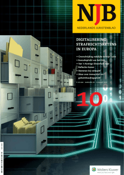 DIGITALISERING STRAFRECHTSKETENS IN EUROPA
