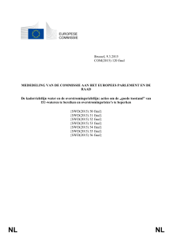 EUROPESE COMMISSIE Brussel, 9.3.2015 COM(2015