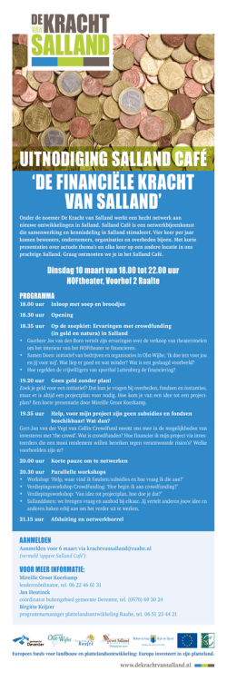 het programma - Gemeente Raalte