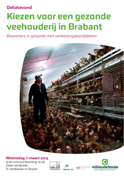 Kiezen voor een gezonde veehouderij in Brabant